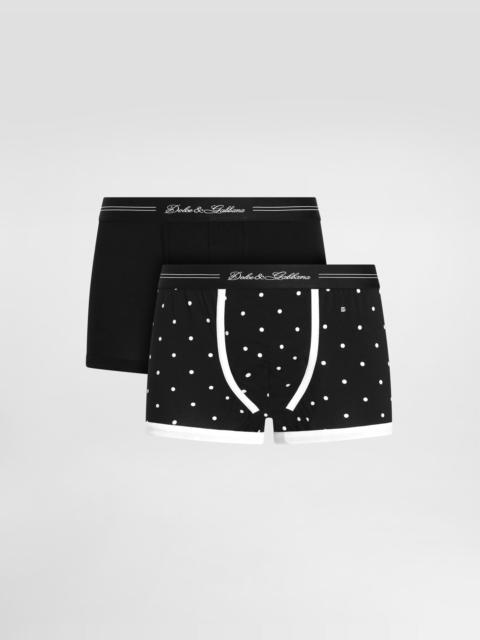 Dolce & Gabbana Bi-pack cotton jersey boxers