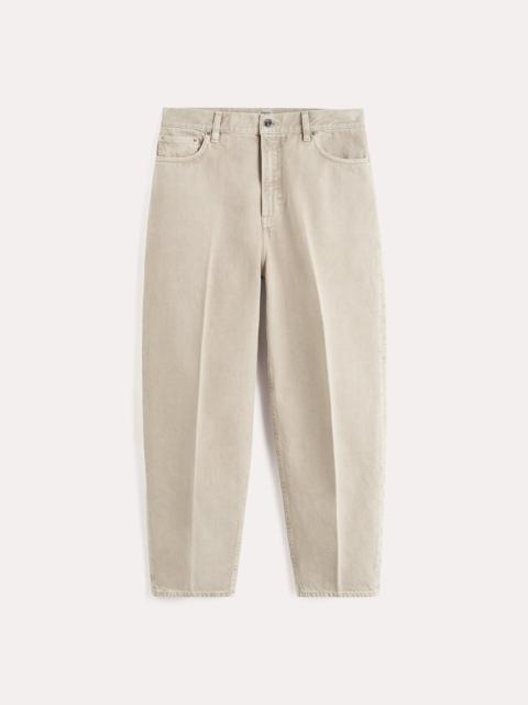 Totême Wide tapered leg denim smoke grey