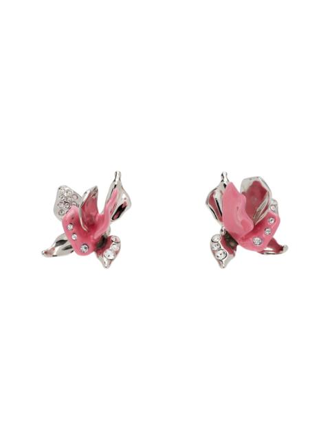 Marni Rhinestone Tulip Earrings
