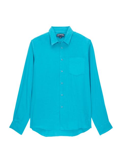 Vilebrequin Men Linen Shirt Solid