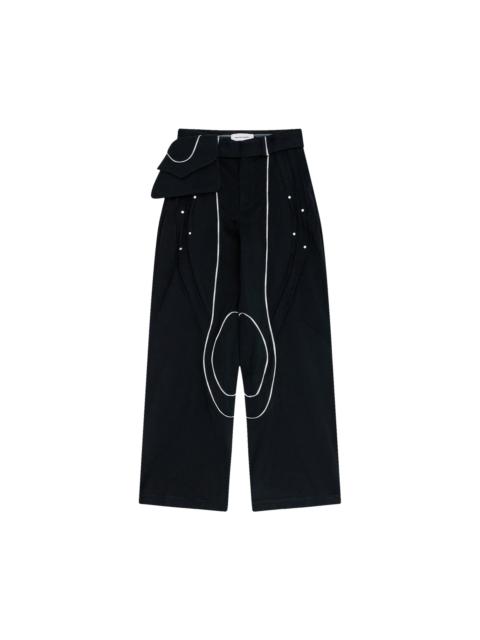 Kiko Kostadinov Chalice Trouser 'Raven Black'