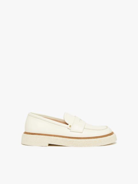 Max Mara ROUGHLOAFER Leather loafers