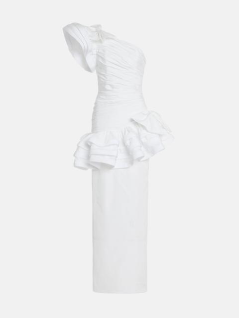 Alessandra Rich TAFFETA EVENING DRESS