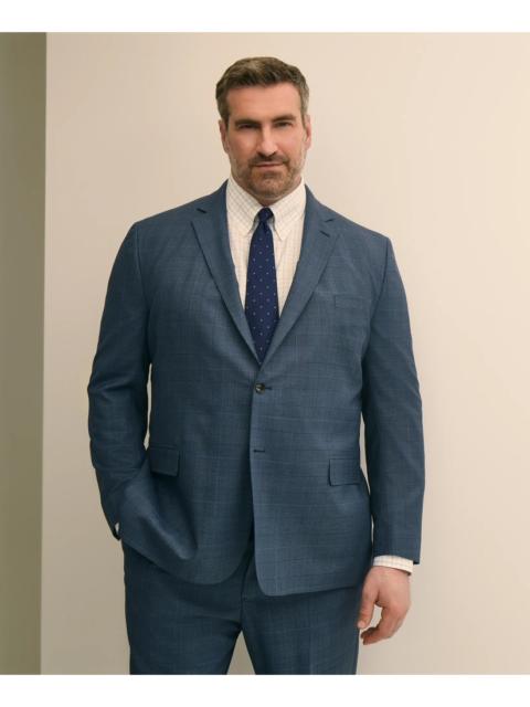 Brooks Brothers Brooks Brothers Explorer Collection Big & Tall Wool Overcheck Suit Jacket