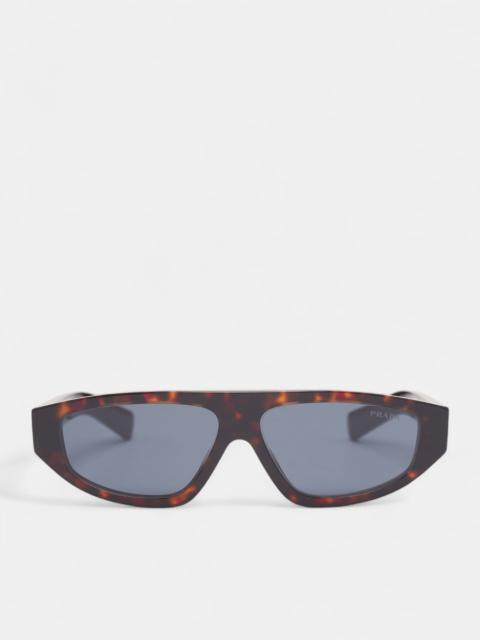 Prada Tortoiseshell C02S Geometric Sunglasses