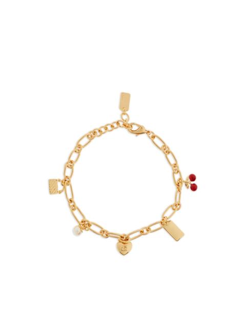 COACH Cherry And Heart charm linked-design bracelet