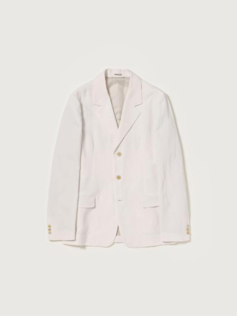 AURALEE HIGH-TWIST WOOL LINEN TWILL JACKET