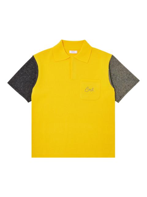 ERL ERL Bicolor Polo Shirt 'Yellow'