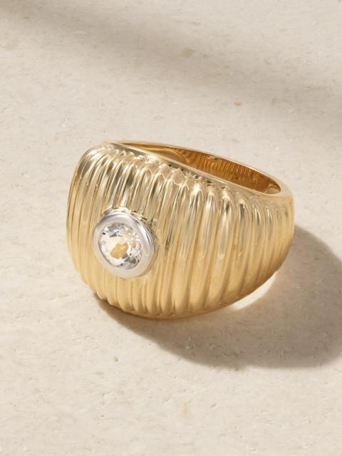 Yvonne Léon 9-karat Gold Topaz Ring