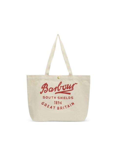 Barbour logo-graphic tote bag