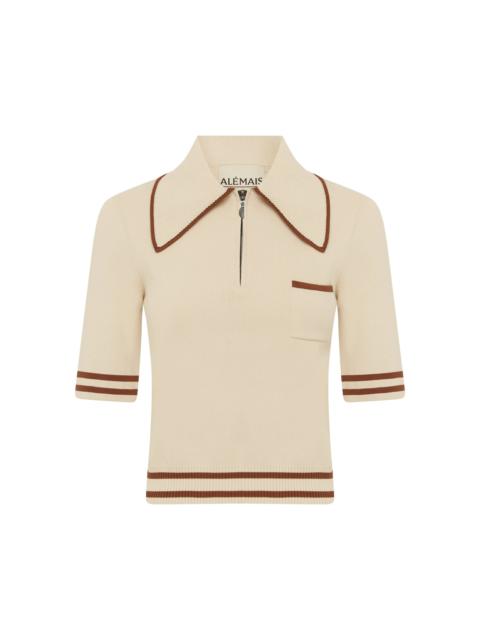ALÉMAIS Sora Knit Polo