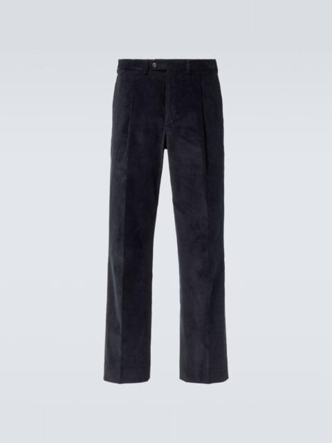 SAMAN AMEL Amo cotton corduroy straight-leg pants