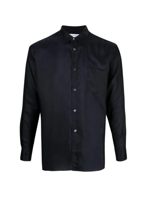 Comme des Garçons SHIRT pointed collar long-sleeved shirt