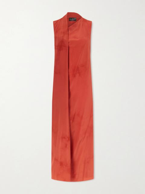 cortana Estela One-shoulder Silk-chiffon Maxi Dress
