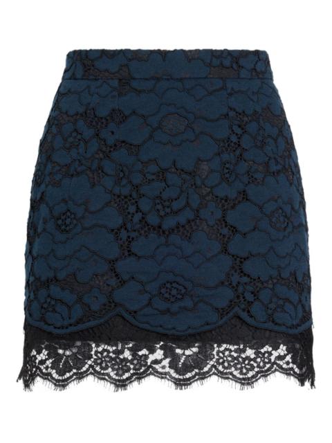 PATOU lace mini skirt