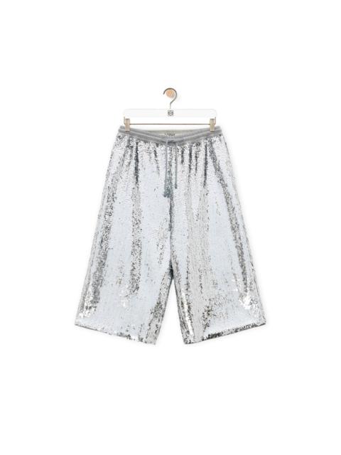 Shorts in sequins