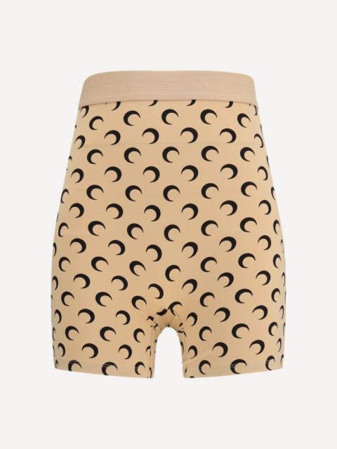 Marine Serre Technical stretch fabric Shorts