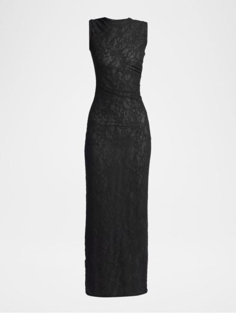 Stella McCartney Stretch Lace Sleeveless Maxi Dress
