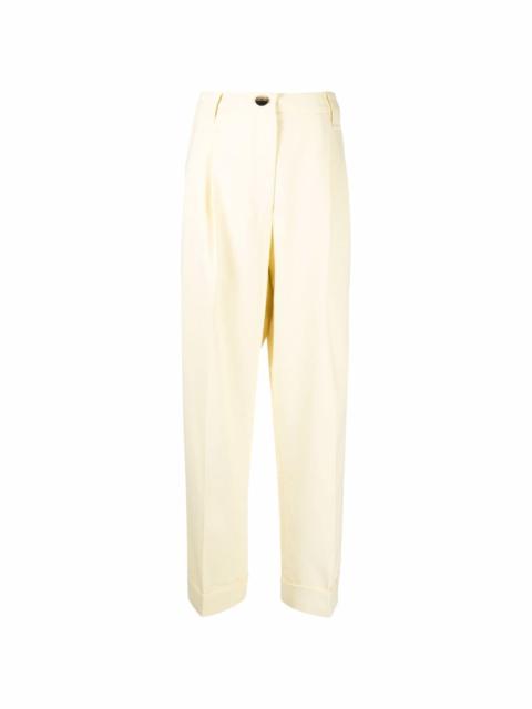 GANNI high-rise tailored trousers