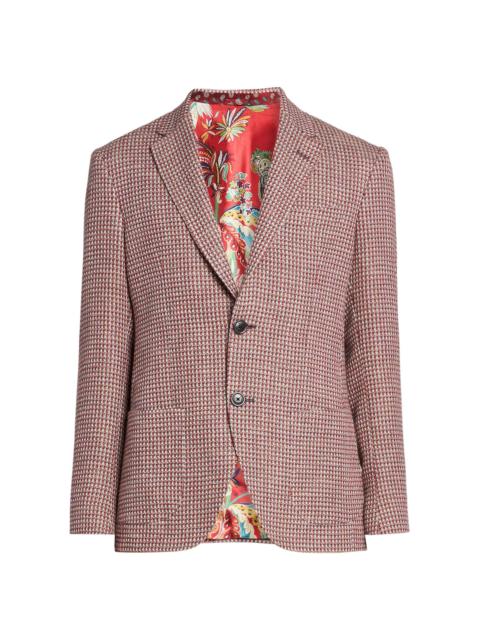 Etro Men's Multicolored Cotton-Linen Sport Coat - Multicolor Pink