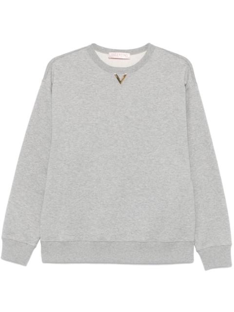 Valentino V logo plaque sweatshirt