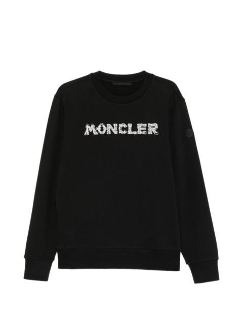 Moncler logo-embroidered sweatshirt