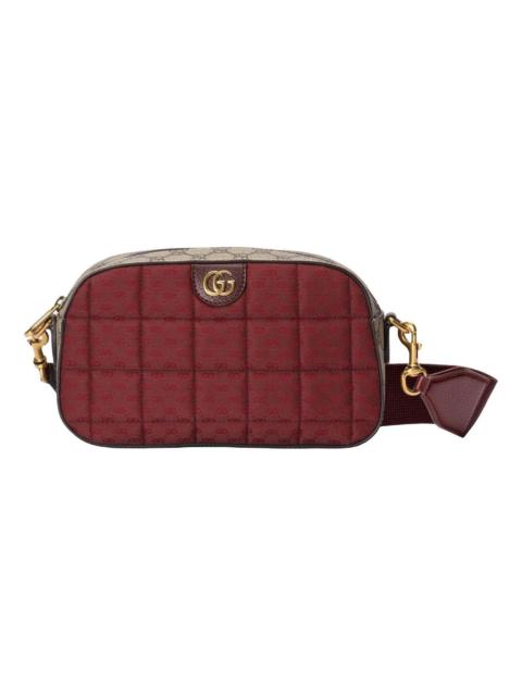 GUCCI (WMNS) Gucci Mini GG Canvas Small Shoulder Bag 'Burgundy' 752591-FAB9Y-6042