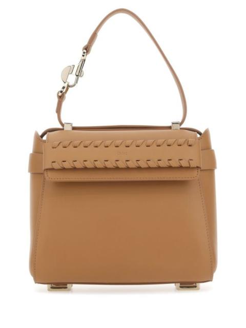Chloé Camel leather small Nacha handbag