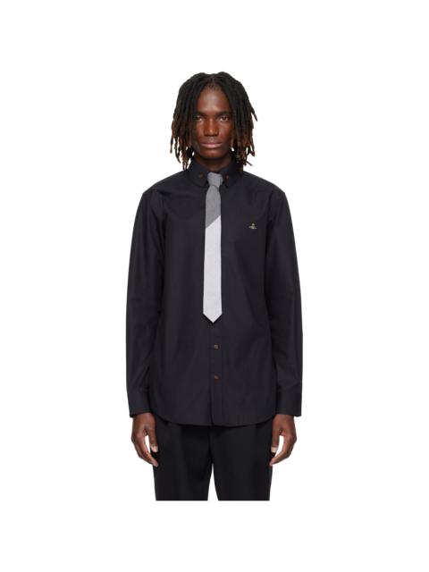 Vivienne Westwood Black Two Button Krall Shirt
