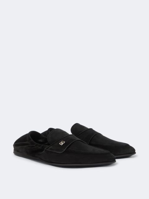 Dolce & Gabbana DG suede loafers