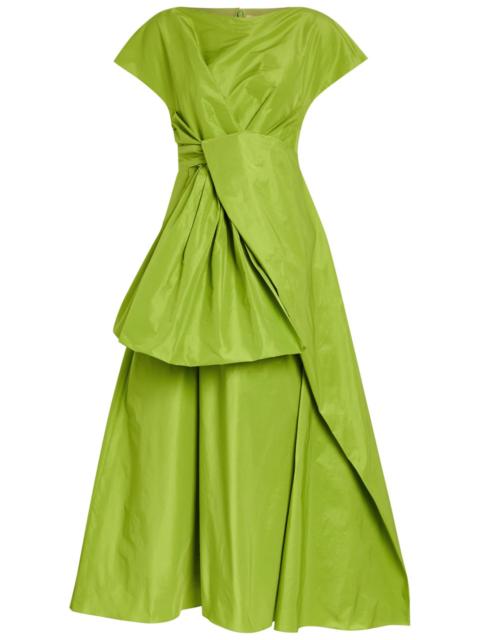 Roksanda Roksanda Nila Twisted Taffeta Midi Dress