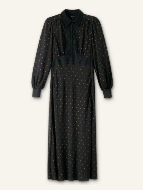 ME+EM Lace Trim Maxi Dress