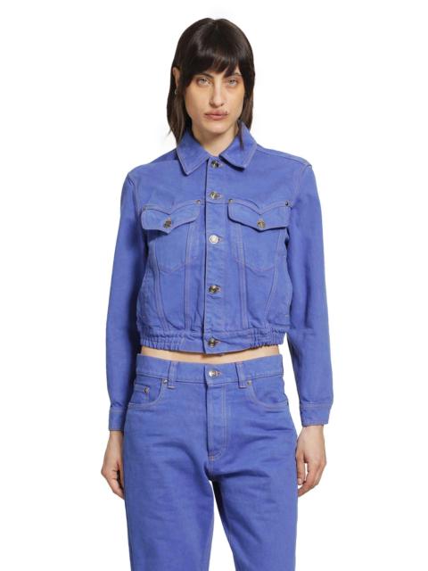 VERSACE Versace Woman Blue Jackets