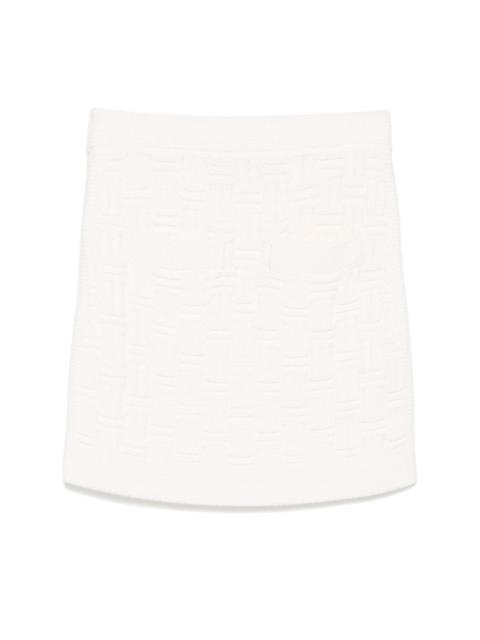 CASABLANCA Column Stitch mini skirt