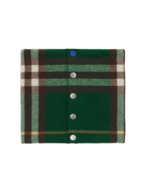 Burberry check-pattern cashmere scarf