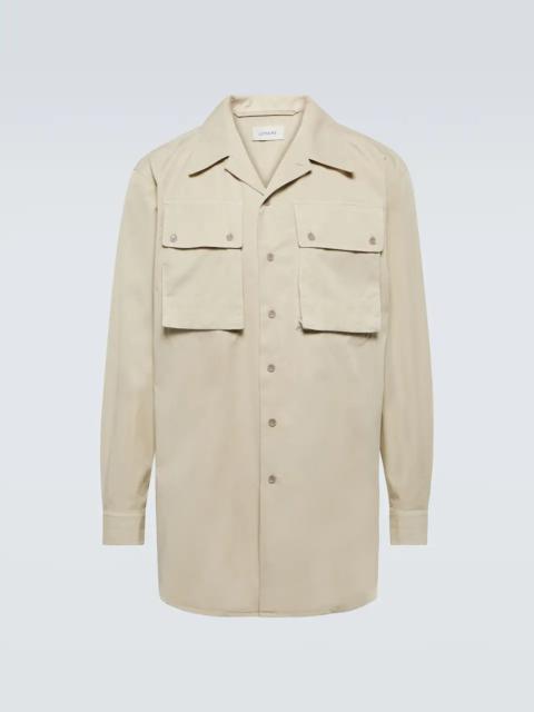 Lemaire Cotton gabardine utility shirt