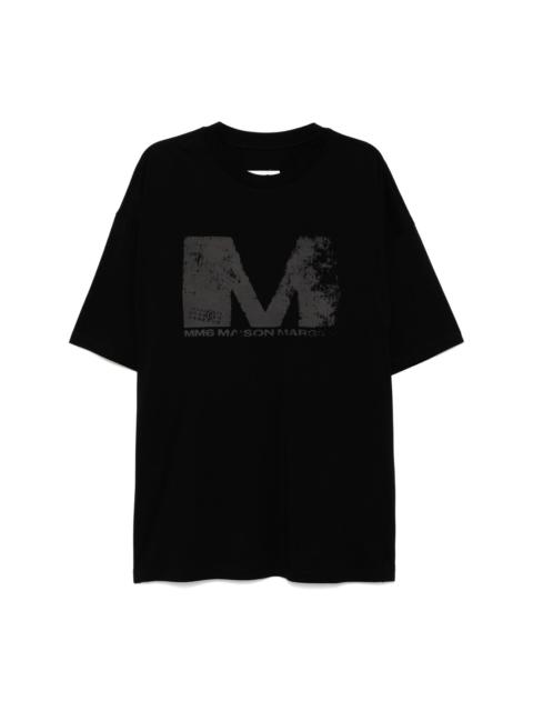 MM6 Maison Margiela logo print T-shirt