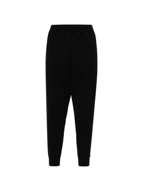 elasticated-waist track pants