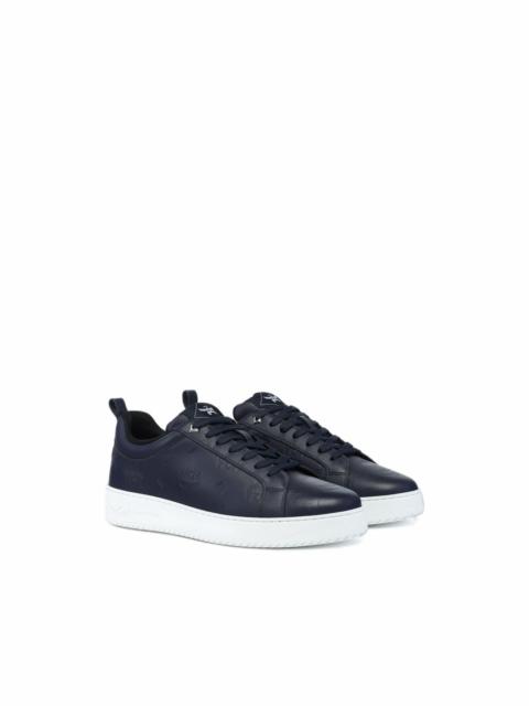 MCM Neo Terrain logo-embossed leather sneakers