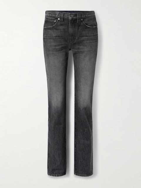 KHAITE Farley High-rise Straight-leg Jeans