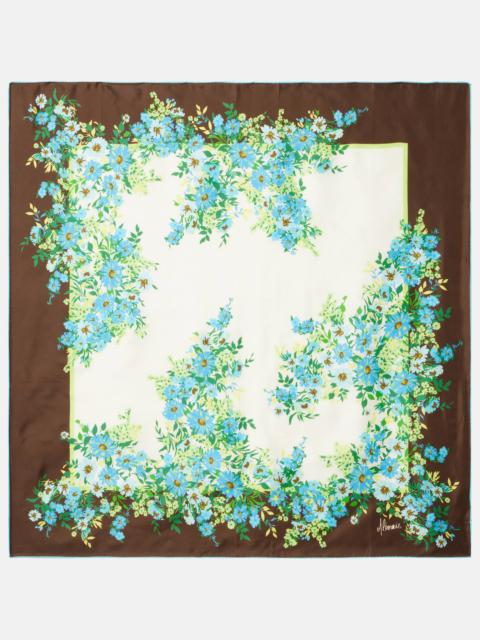ALÉMAIS Floral silk scarf