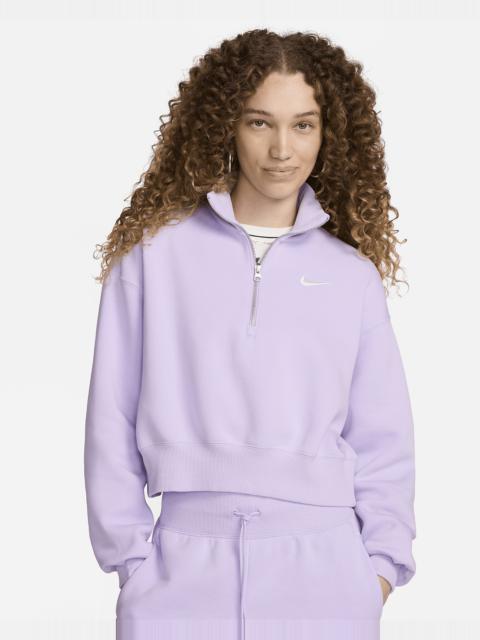 Nike Sportswear Phoenix Fleece Women's 1/2-Zip Cropped Sweatshirt