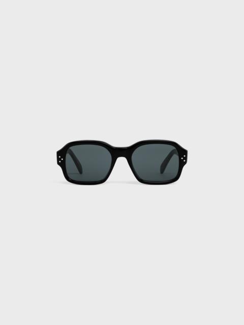 Black Frame 49 Sunglasses in Acetate