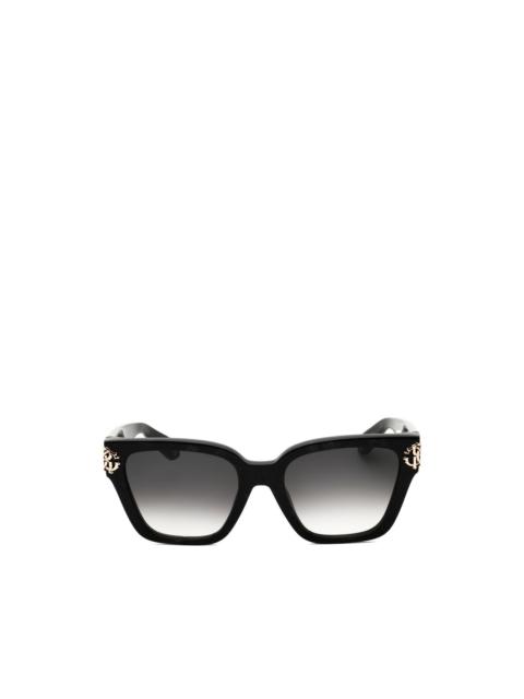 Roberto Cavalli logo-plaque rectangle-frame sunglasses