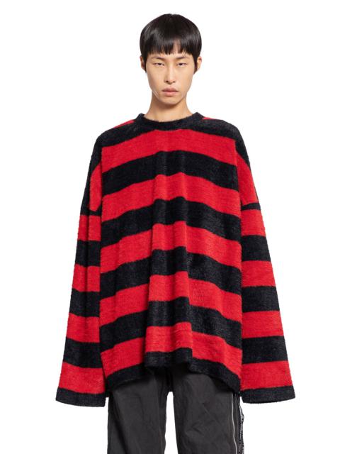 MASTERMIND WORLD Striped-Cotton-Nylon-Skull-Sweater