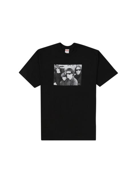Supreme Supreme x 벨벳 지하 티 '블랙 이름 *