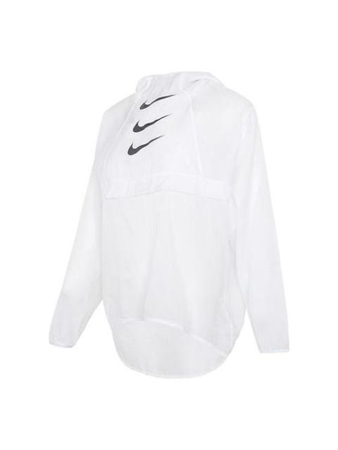 Nike (WMNS) Nike AS W NK Run DVN PO PCKBL JKT Jacket White DA1277-100