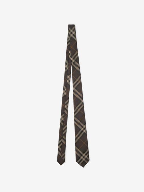 Burberry Check Silk Tie