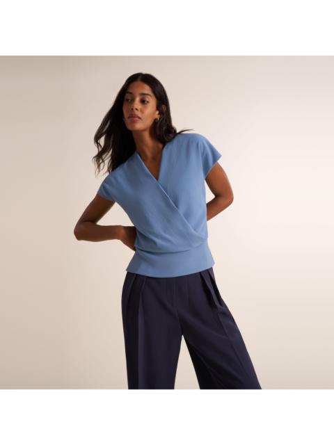 M.M.LaFleur Antonia Faux Wrap Top - Eco Soft Wave