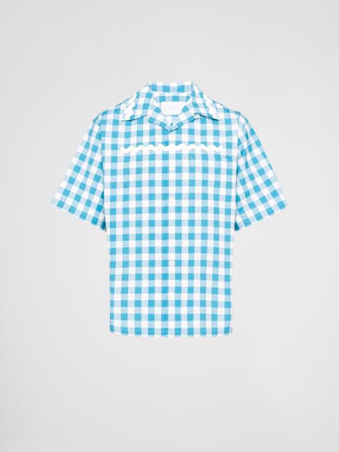Prada Short-sleeved cotton shirt